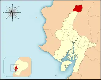 Localisation de Canton d'El Empalme