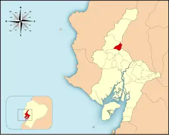 Localisation de Canton de Palestina