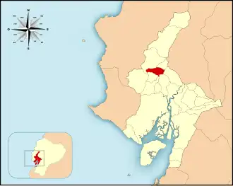 Localisation de Canton de Santa Lucía