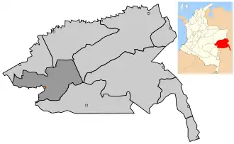 Localisation de Morichal Nuevo