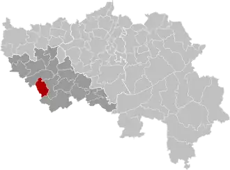 Localisation de Marchin