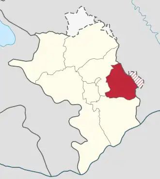 Localisation de Martouni