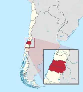 Localisation de Région du Maule