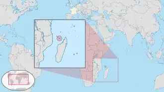 Localisation de Mayotte