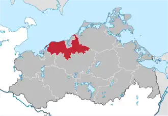 Localisation de Arrondissement de Bad Doberan