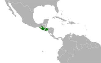 Description de l'image Melozone biarcuata map.svg.