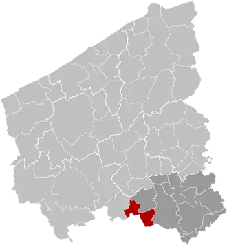 Localisation de Menin