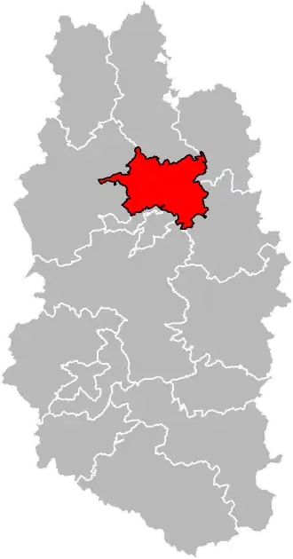 Canton de Belleville-sur-Meuse