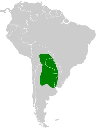 Description de l'image Microspingus melanoleucus map.svg.