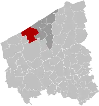 Localisation de Middelkerke