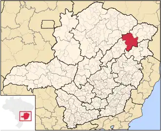 Microrégion d'Araçuaí