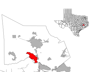 Localisation de The Woodlands