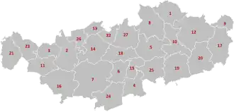 Localisation de Province du Brabant wallon
