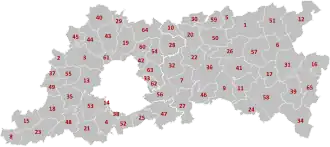 Localisation de Brabant flamand