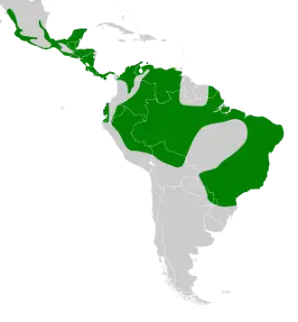 Description de l'image Myiozetetes similis map.svg.