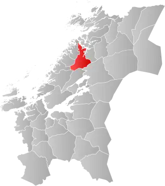 Localisation de Namdalseid