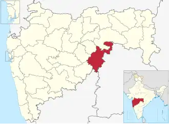 Localisation de District de Nanded