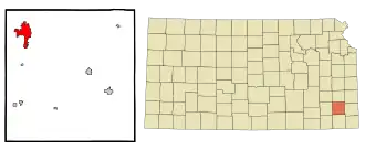 Localisation de Chanute