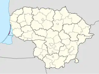 Localisation de Municipalité de Neringa