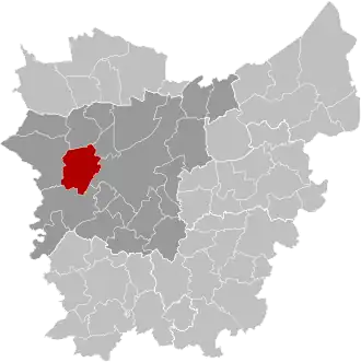 Localisation de Nevele