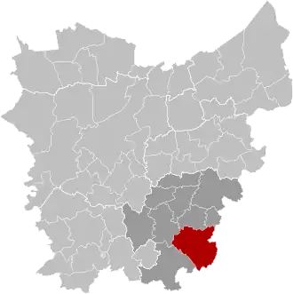 Localisation de Ninove