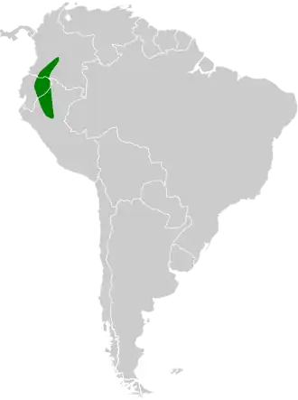 Description de l'image Nonnula brunnea map.svg.