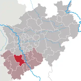 Localisation de Arrondissement de Rhin-Erft