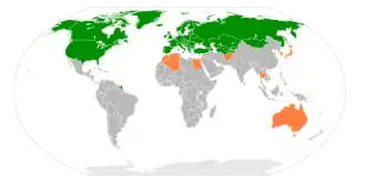 Carte de l'organisation