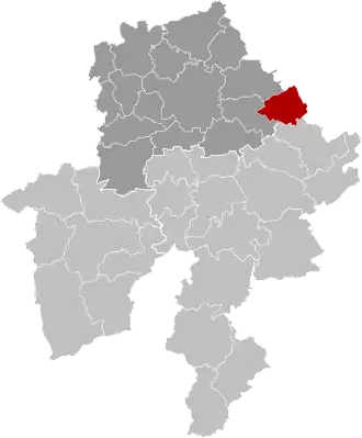 Localisation de Ohey