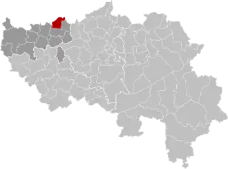 Localisation de Oreye