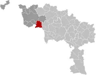Localisation de Péruwelz