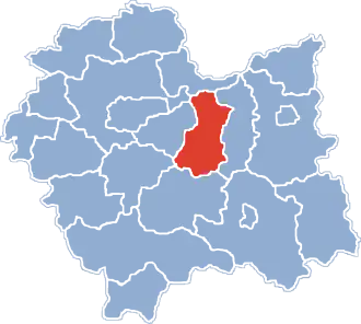 Localisation de Powiat de Bochnia