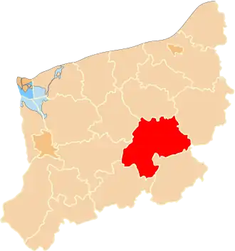 Localisation de Powiat de Drawsko