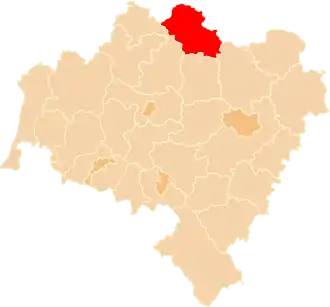 Localisation de Powiat de Góra