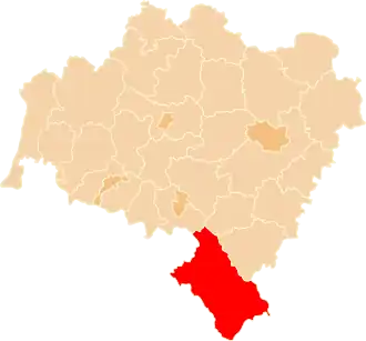 Localisation de Powiat de Kłodzko