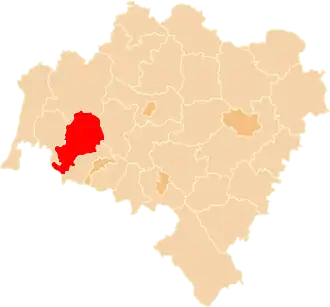 Localisation de Powiat de Lwówek Śląski