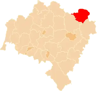 Localisation de Powiat de Milicz