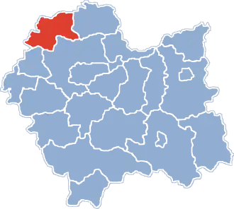 Localisation de Powiat d'Olkusz