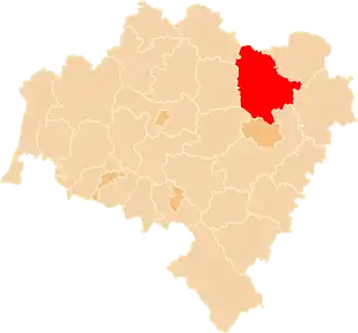 Localisation de Powiat de Trzebnica