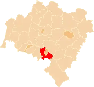 Localisation de Powiat de Wałbrzych
