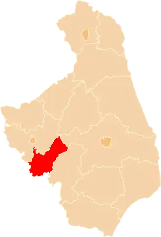 Localisation de Powiat de Zambrów