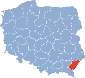 Localisation de Voïvodie de Przemyśl