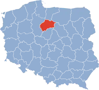 Localisation de Voïvodie de Toruń