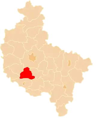 Localisation de Powiat de Kościan