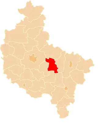 Localisation de Powiat de Września