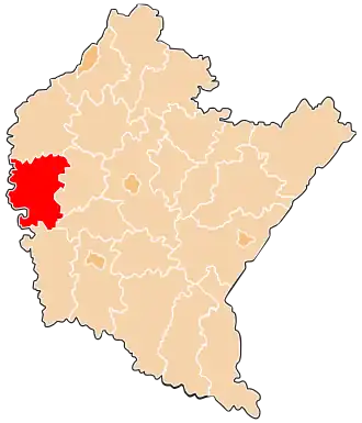 Localisation de Powiat de Dębica