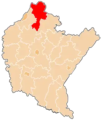 Localisation de Powiat de Stalowa Wola