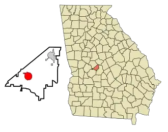 Localisation de Fort Valley