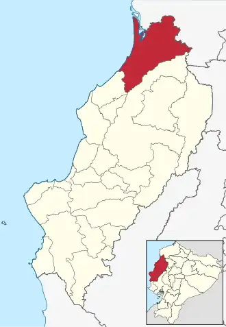Localisation de Canton de Pedernales