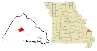 Localisation de Perryville